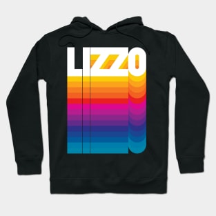 Retro Lizzo Proud Name Personalized Gift Rainbow Style Hoodie